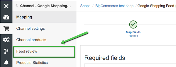 Produkt-Feed-Überprüfung