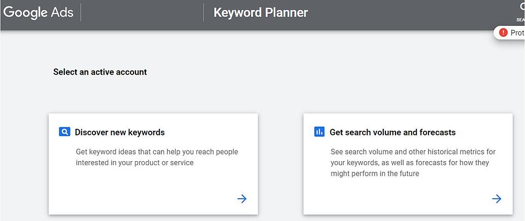 谷歌关键字规划师研究