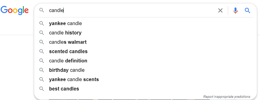 encontrar palavras-chave negativas