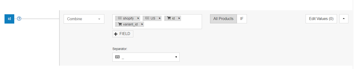 الجمع بين معرف