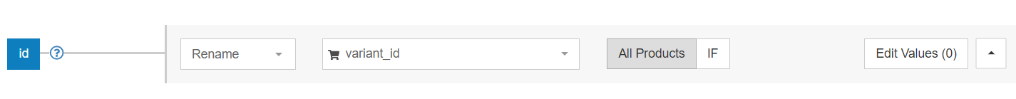 معرف- إعادة تسمية- variantid