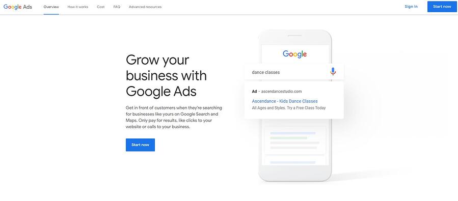 venditori di google_for_mobili