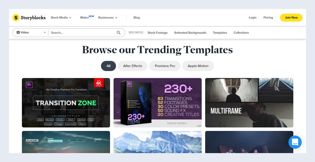 Storyblocks 视频模板