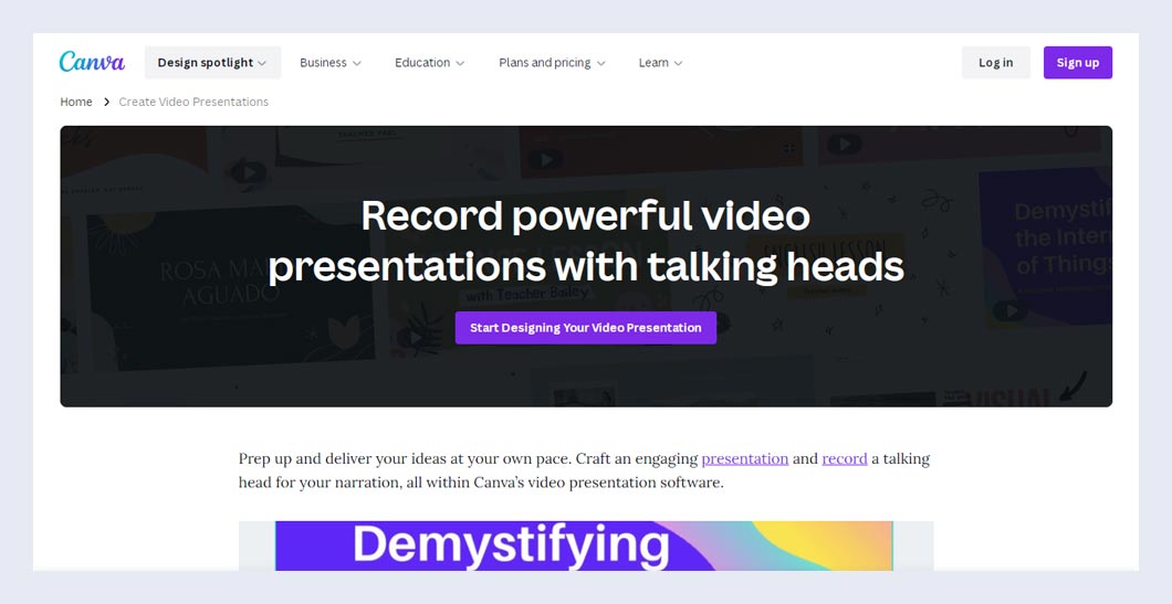 Canva 视频演示制作工具