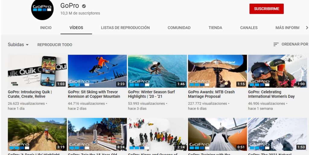 Go Pro Youtube Channel สำหรับการตลาดขาเข้าของคุณ