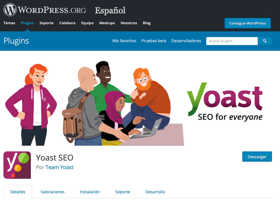 Complemento Yoast SEO