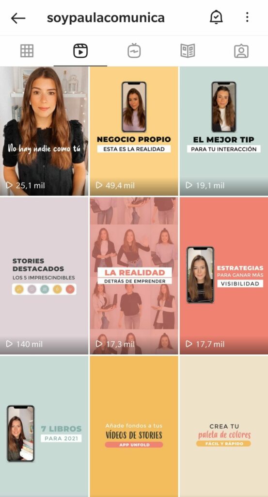 使用 Reels 在 Instagram 上取得成功的示例