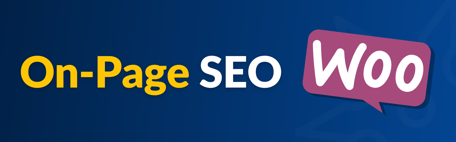 Il testo recita: "SEO on-page"