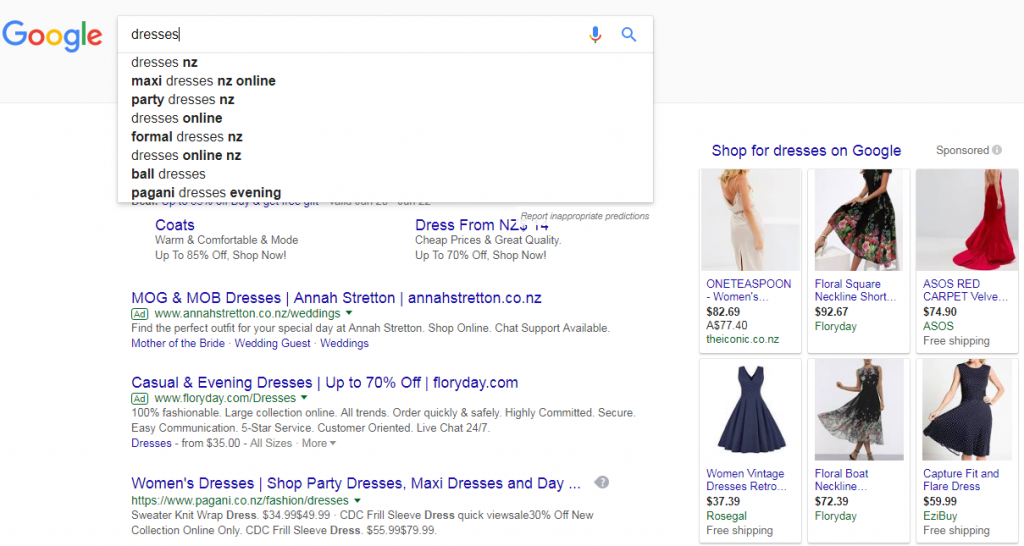 servizi di e-commerce seo