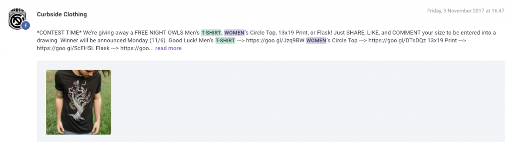 6 Tipps für Einzelhandelsmarketing Facebook-Werbegeschenk