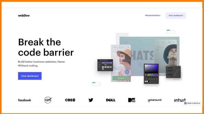 Webflow 홈페이지
