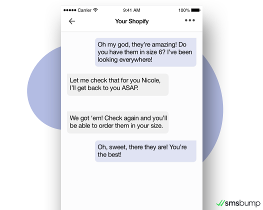 Creșteți ratele de conversie de marketing prin SMS cu răspunsuri rapide în Shopify