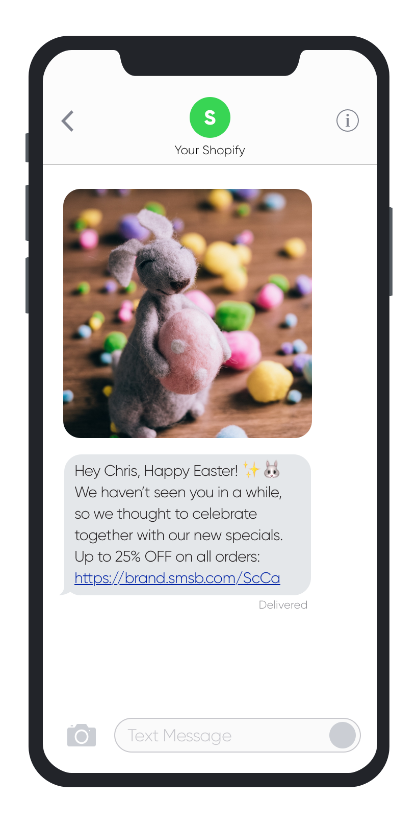 SMSBump SMS การรักษาลูกค้าอีสเตอร์อัตโนมัติ