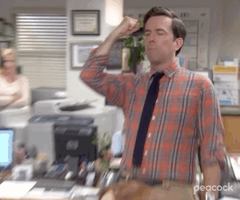 Episodio 1 GIF sbalordito da The Office