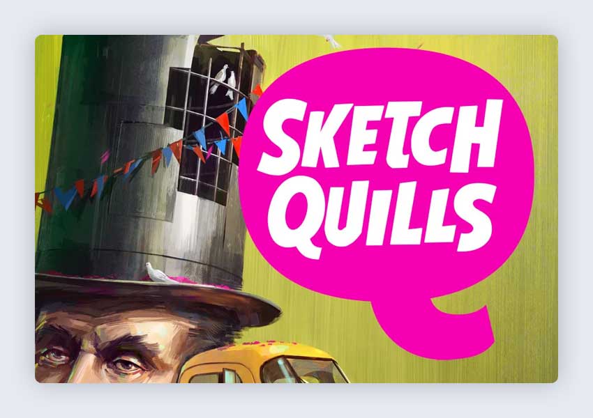 Procreate için Yaylı Mürekkepli Kalemler