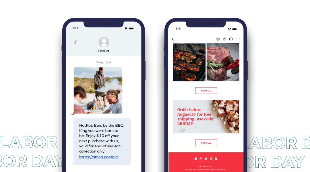 労働者の日 SMS テンプレート