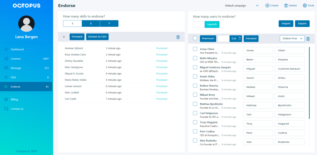 promować ośmiornicę