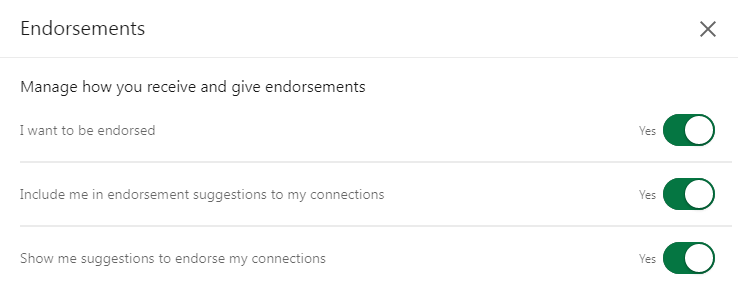 Vermerke-Einstellungen