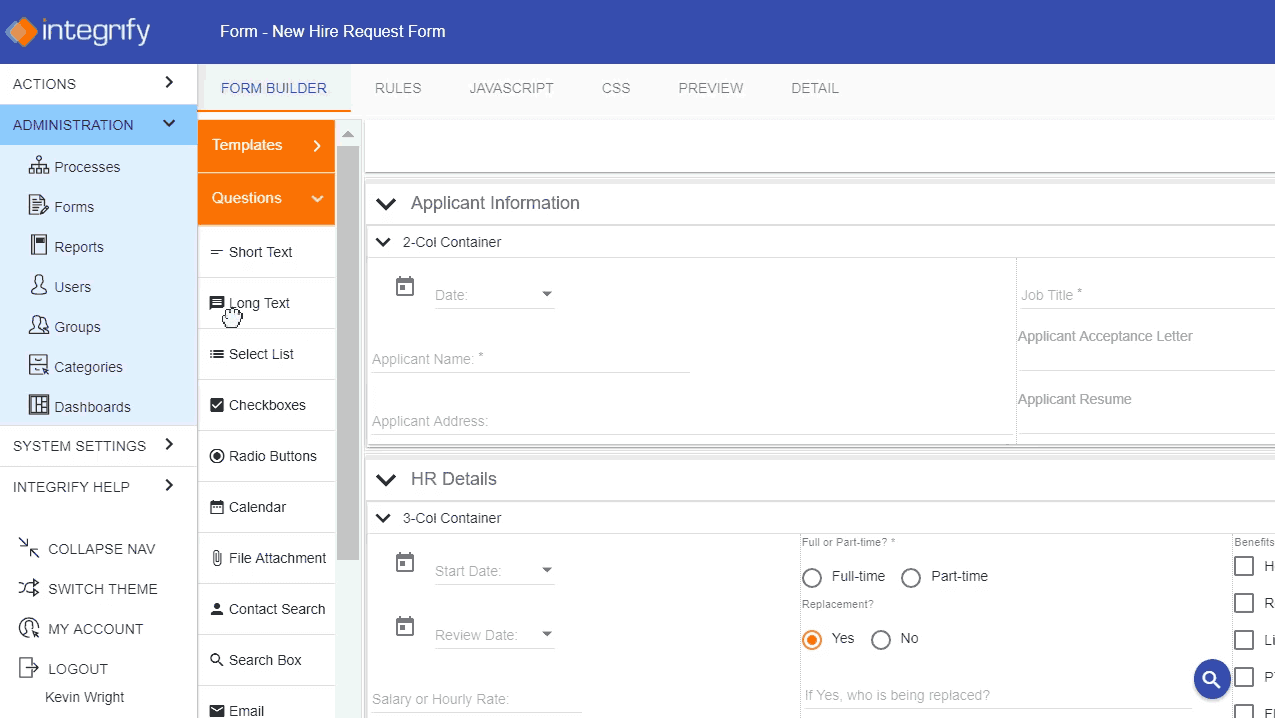 integrify-Schnittstelle