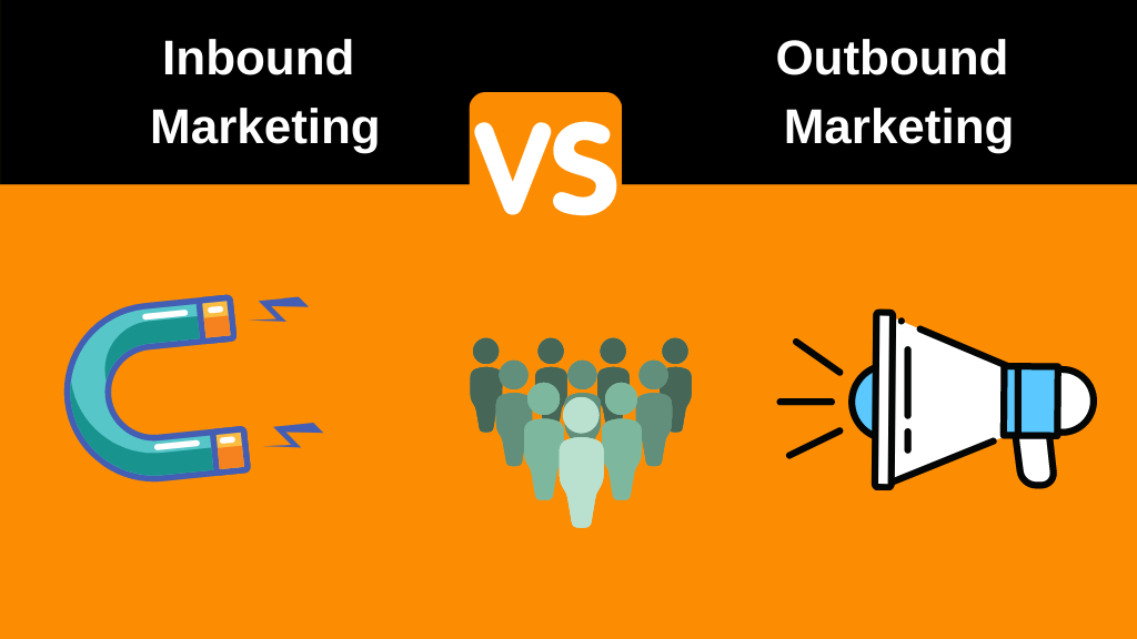 インバウンドマーケティングを理解するための簡単なガイド。 4 Differences between inbound marketing and outbound marketing.