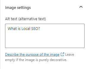 SEO için Alternatif Metin: 2021'de Görsel SEO 2 Image SEO - Alt Text