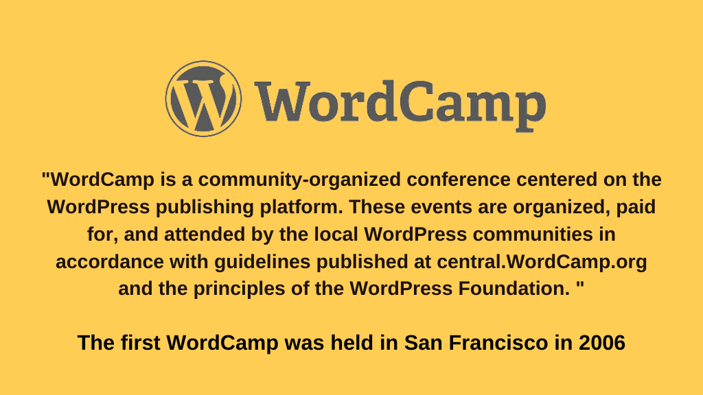 What is wordcamp