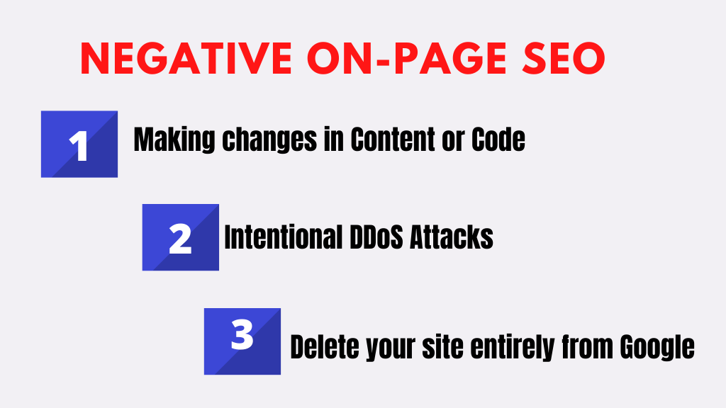 Negative On-Page SEO