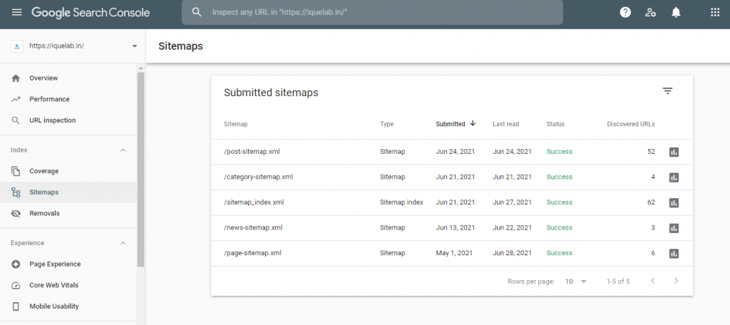 จะส่ง URL ไปยัง Google เพื่อสร้างดัชนีได้อย่างไร 2 Submit Your Sitemap