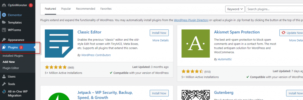 wordpress plugins