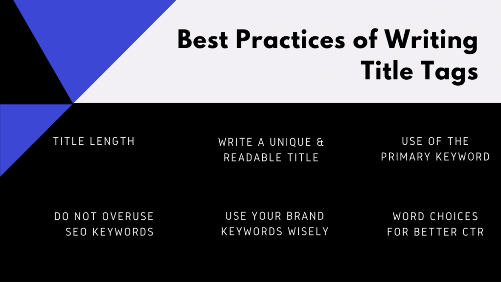 제목 태그란 무엇이며 제목 태그 작성의 모범 사례 2 Best Practices of Writing Title Tags