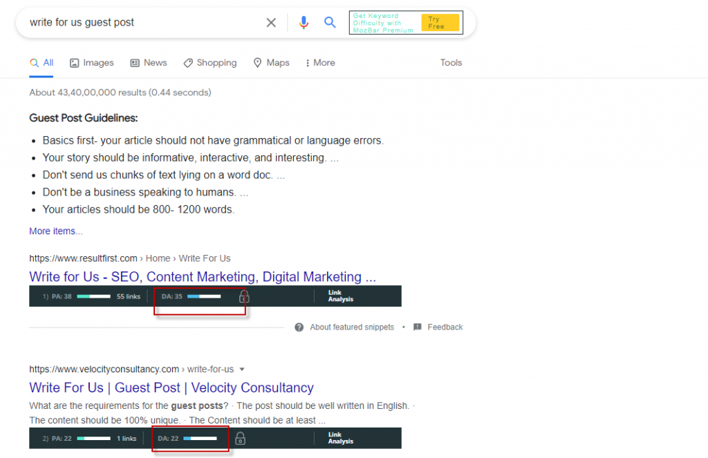 Liste der Top-DA-Gastposting-Sites 2021 2 write for us