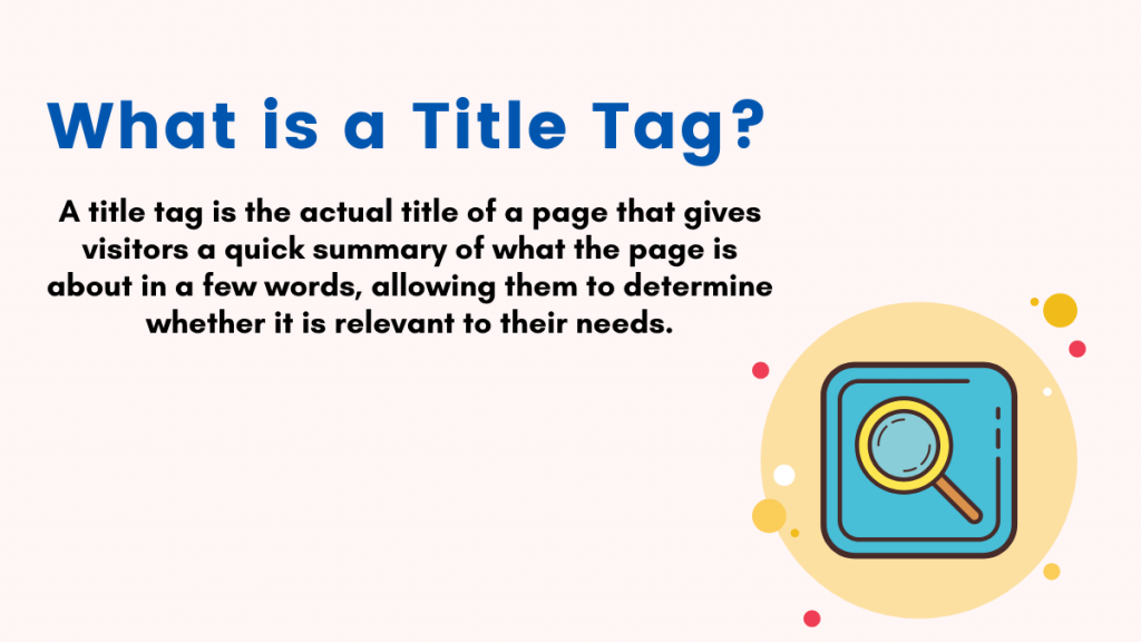 10 factores esenciales de SEO en la página que necesita saber 3 title tag