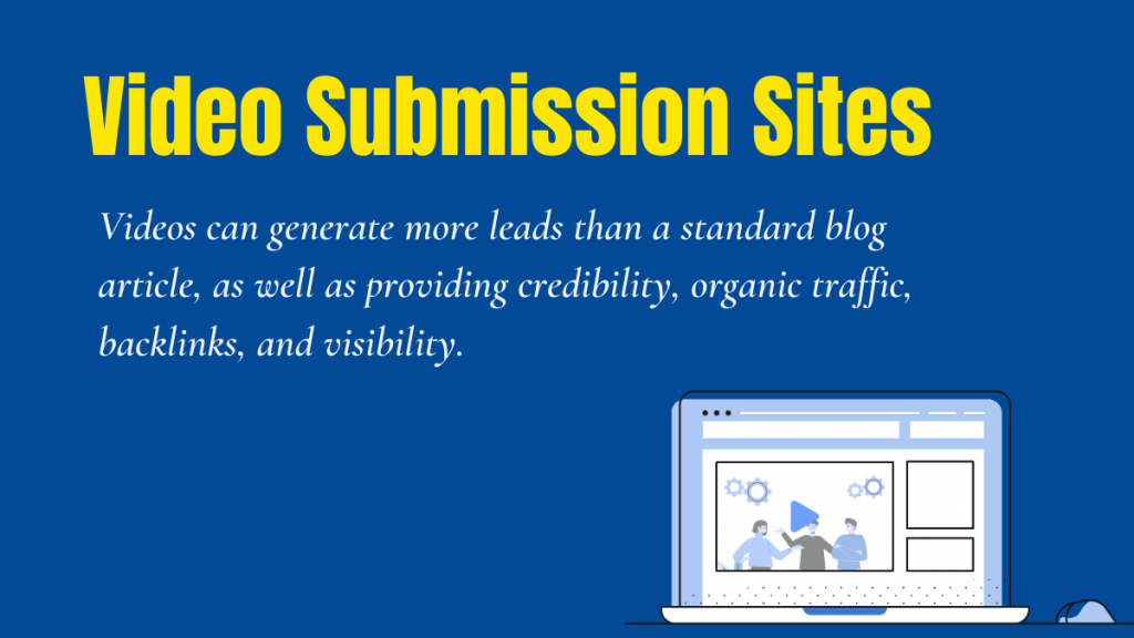 قائمة مواقع تقديم الفيديو في عام 2021 1 Video Submission Sites