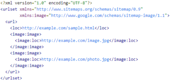 أنواع ملفات Sitemap في تحسين محركات البحث 5 image sitemap