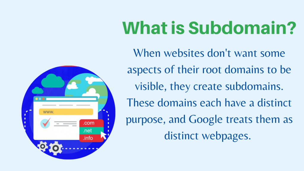 Subdomain vs Subfolder - الخيار الأفضل لكبار المسئولين الاقتصاديين (SEO) 2 What is Subdomain