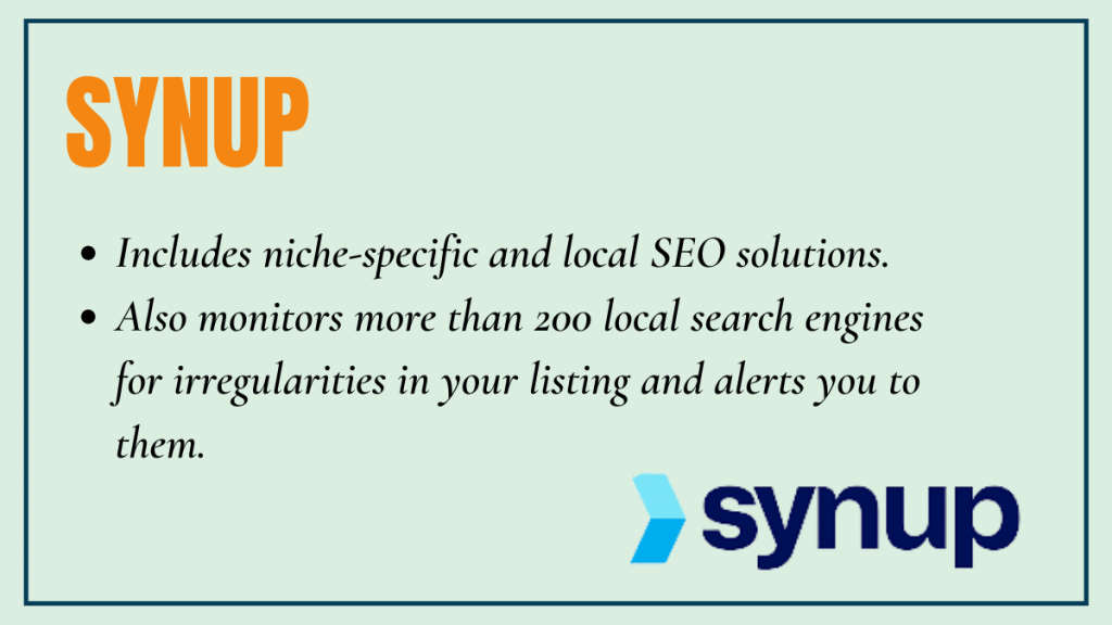 SYNUP - local seo tool