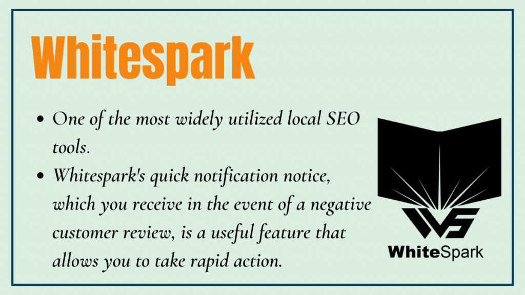 Whitespark - local seo tool