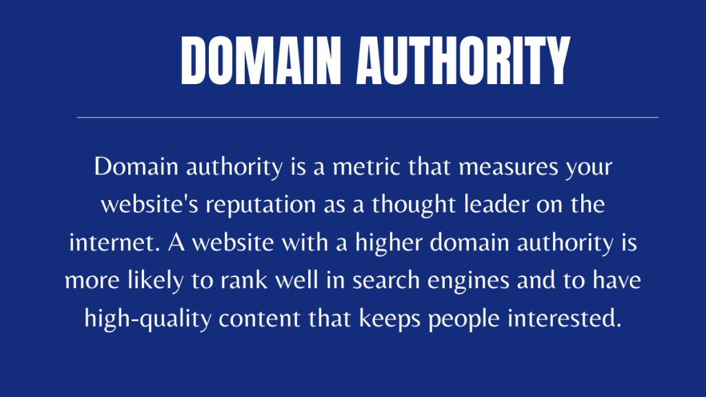 Domain Authority