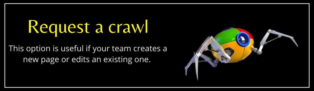 Request a crawl