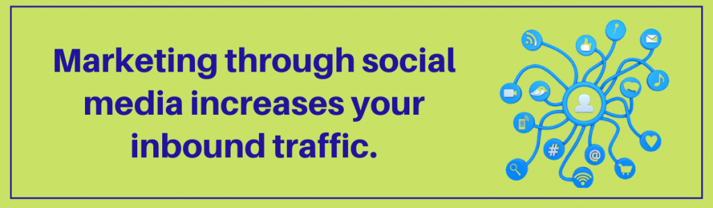 De ce marketingul în rețelele sociale este o necesitate pentru orice afacere mică? 5 Marketing through social media increases your inbound traffic.