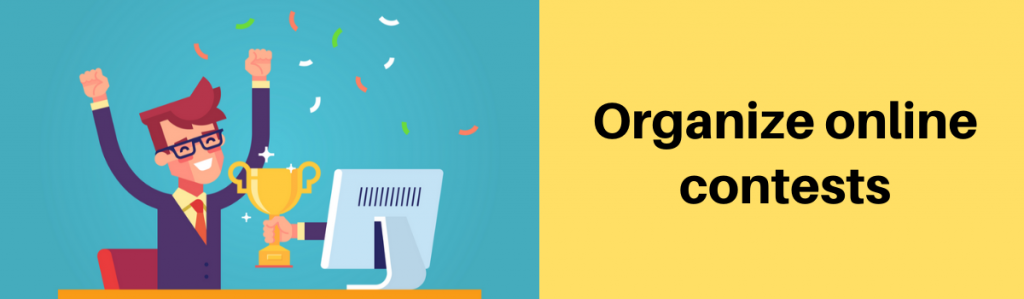 Organize online contests