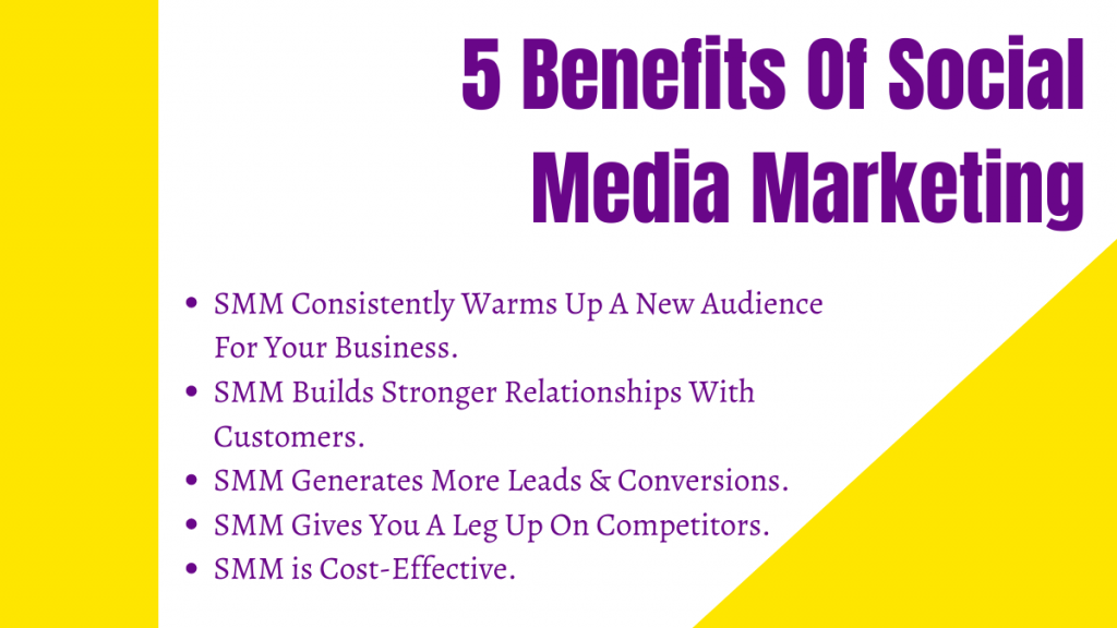 O que é SMM no Marketing Digital? 4 5 Benefits Of Social Media Marketing