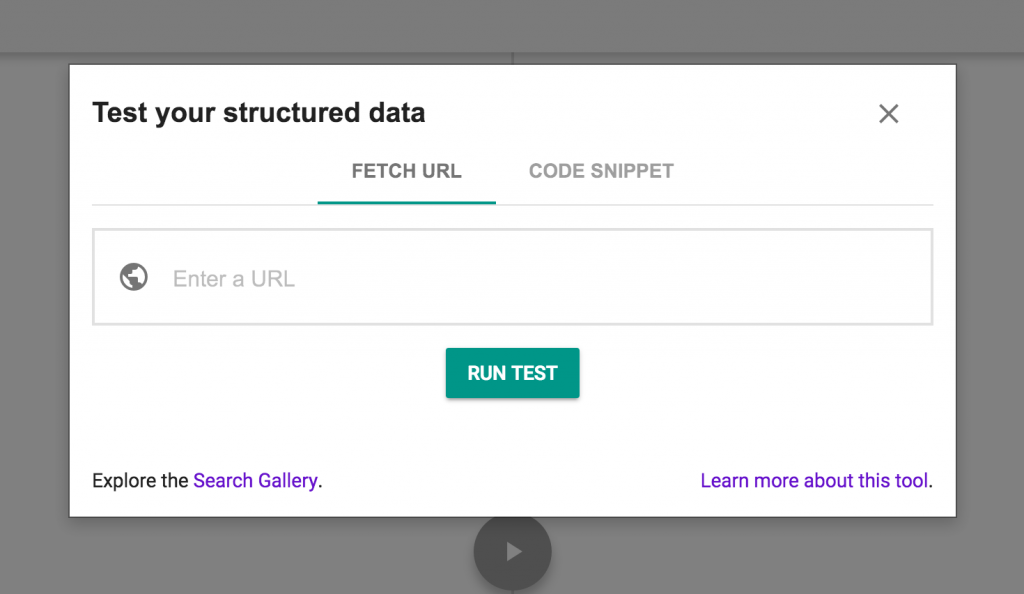 Rich Snippets Testing Tool