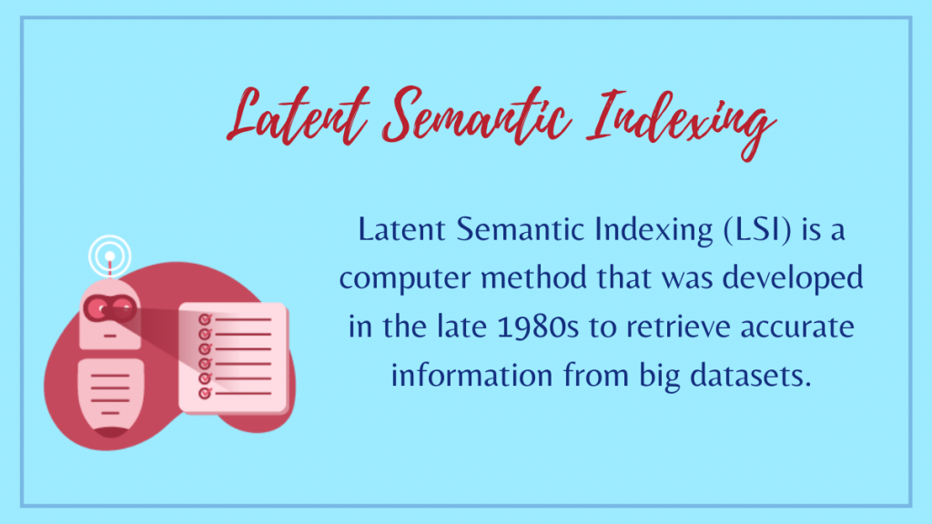 Bagaimana Menggunakan Kata Kunci LSI untuk Meningkatkan Traffic SEO? 2 What is Latent Semantic Indexing