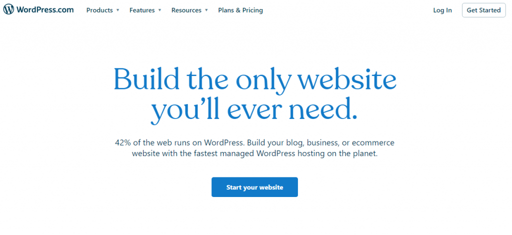 أفضل منشئ مواقع مجاني في الهند 5 wordpress