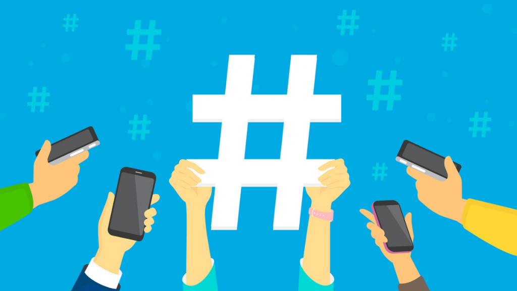 use hashtags