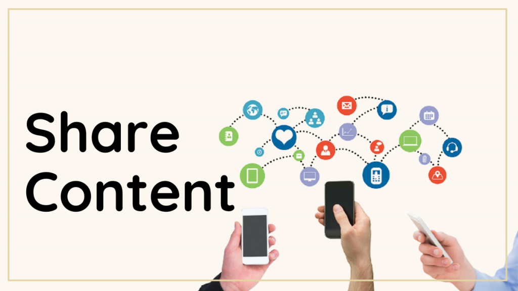 share content