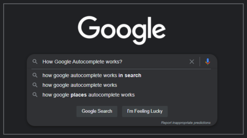 كيفية استخدام Google Autocomplete for SEO 3 How Google Autocomplete works