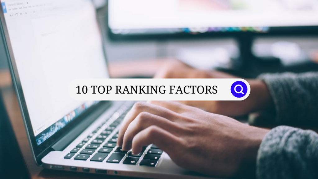 이미 연습해야 하는 10가지 최고의 SEO 순위 요소 1 10 Top seo ranking factors COVER