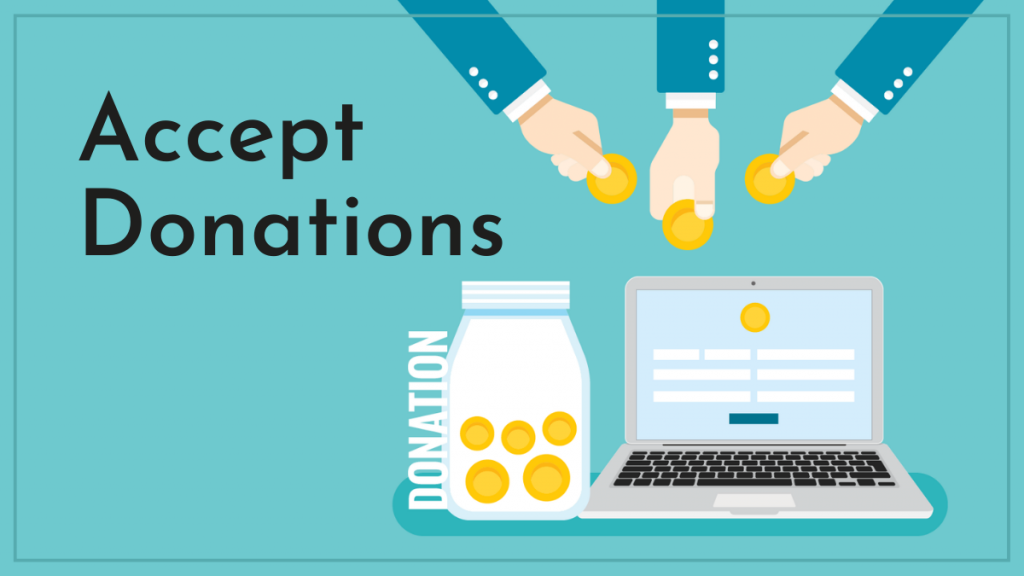 2022년에 블로그로 수익을 창출하는 방법 8 Accept Donations